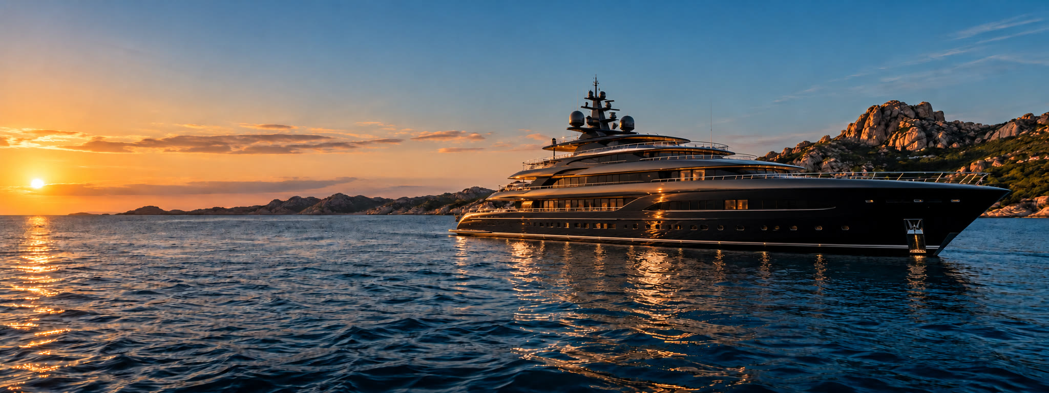 Luxury yacht